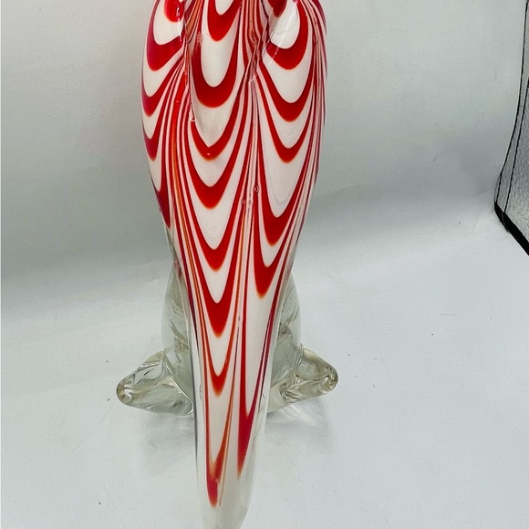 Murano 13” Glass Pulled Feather Design Cockatoo - Picture 11 of 14